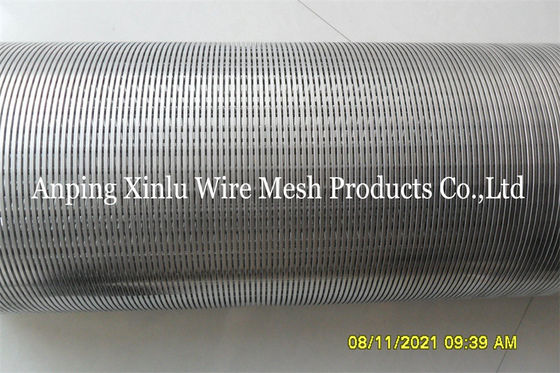 Control galvanizado con poco carbono 219m m de la arena del tubo de la pantalla de alambre de Johnson V
