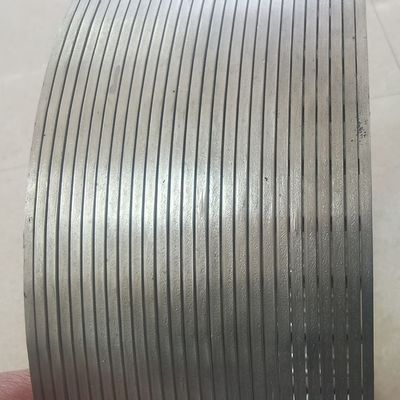 ranura continua Vee Wire Wrapped Screen Pipe de 3.2x6m m para la perforación bien profunda