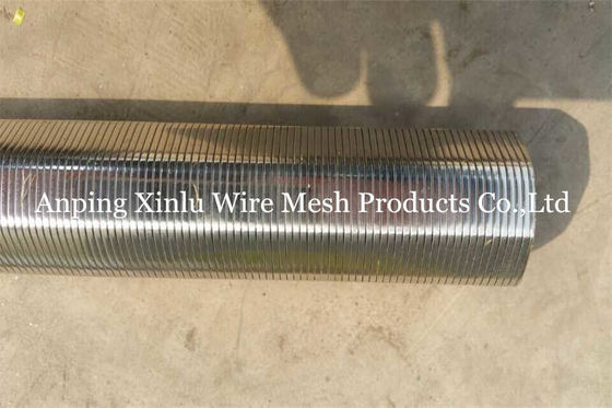 6-5/8” control continuo de la arena de Vee Wire Screen Polishing For del pozo de agua de la ranura