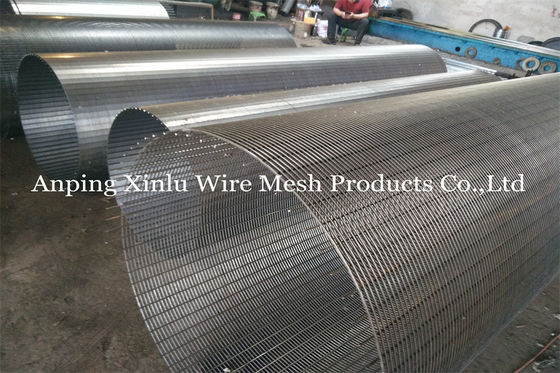 Tambor rotatorio de acero inoxidable Johnson Type Wedge Wire OD920mm de la pantalla