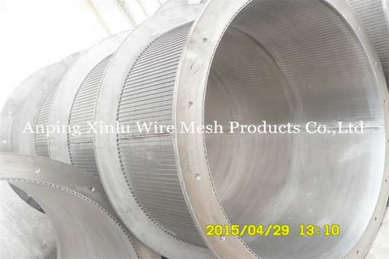 Aguas residuales de Mesh Drum Full Welded For del alambre interno del diámetro 1250m m