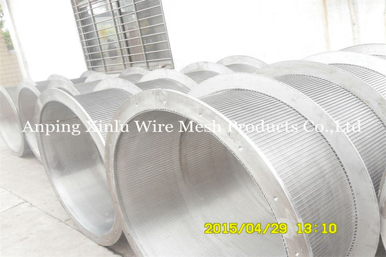 Aguas residuales de Mesh Drum Full Welded For del alambre interno del diámetro 1250m m