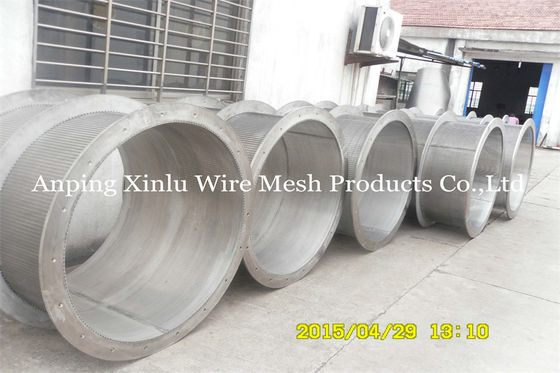 Aguas residuales de Mesh Drum Full Welded For del alambre interno del diámetro 1250m m