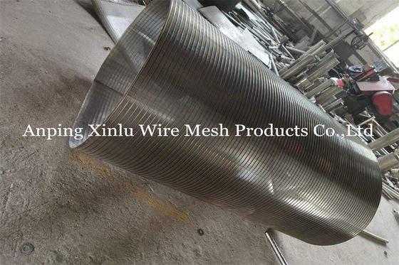 Aguas residuales de Mesh Drum Full Welded For del alambre interno del diámetro 1250m m