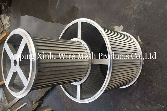 Aguas residuales de Mesh Drum Full Welded For del alambre interno del diámetro 1250m m