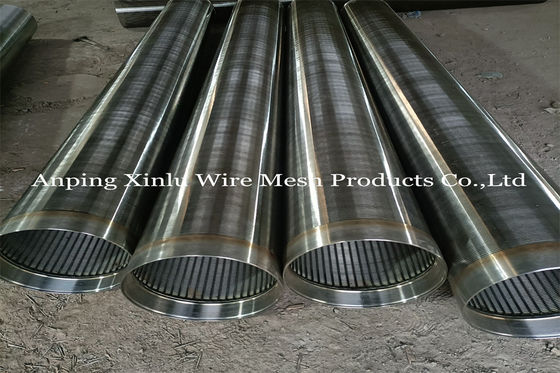 Pozo de tubo profundo de acero inoxidable de Johnson Water Wire Screen For los 200m de la ranura 30
