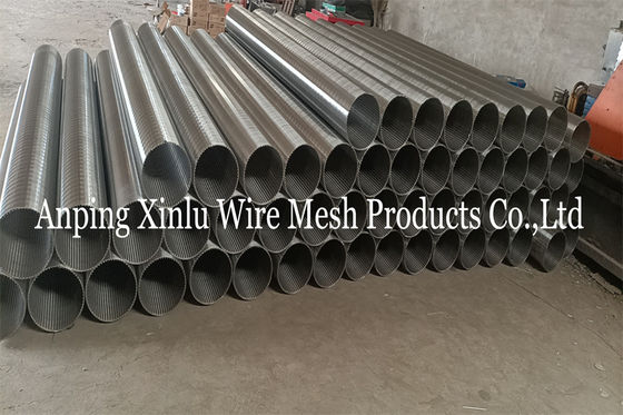 Pozo de tubo profundo de acero inoxidable de Johnson Water Wire Screen For los 200m de la ranura 30